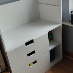 Ikea desk or changing station with drawers