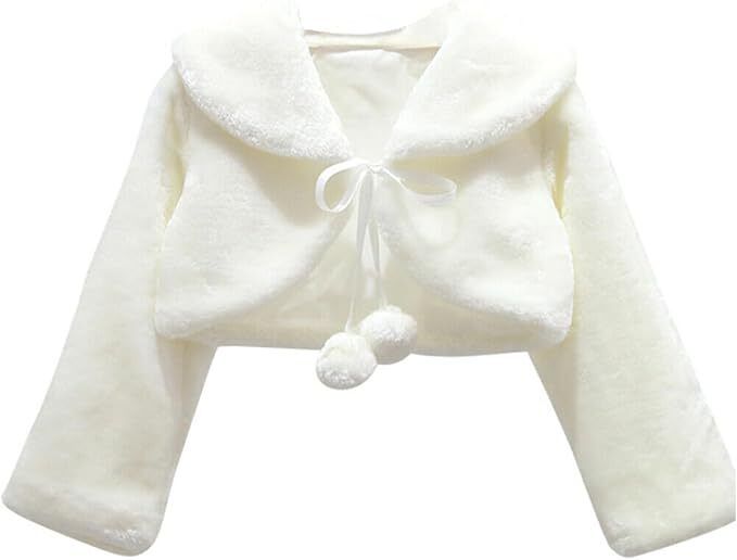 Faux Fur Girls Bolero coat