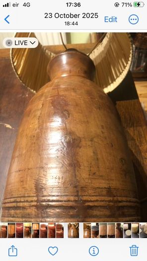 Vintage Himachal Pot/Table Lamp
