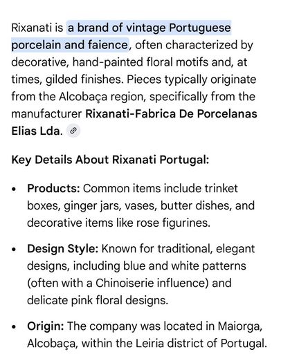 Rixanti Portugal Porcelain- Fine Rose Shaped Figurines for home decor
