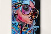 Original hand paint picture, acrylic painting by Strzala