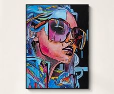 Original hand paint picture, acrylic painting by Strzala