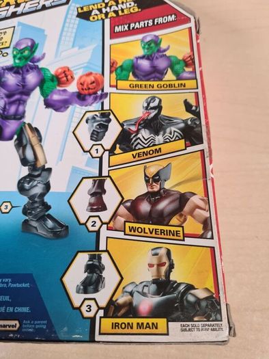 Marvel Superhero Mashers Green Goblin Action Figure 6.5 Inch Hasbro 2013 Brand New Sealed