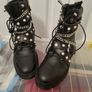 Zara Leather Biker Boot Image 3