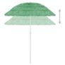 Beach Umbrella Green 180 cm Image 5