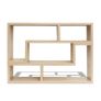 TV Cabinet Double L-Shaped Oak Image 2