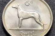 Fantastic Ireland 1963 Six Pence 6d coin