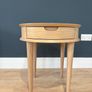 Solid Oak Side Table Image 4
