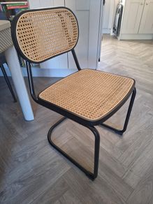 2 x MADE.COM dining chairs in black from NEXT rrp 596 euro