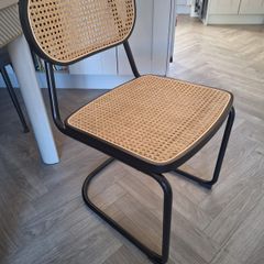 2 x MADE.COM dining chairs in black from NEXT rrp 596 euro