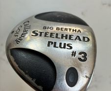 Callaway "Big Bertha" 3 Steelhead Plus metal wood