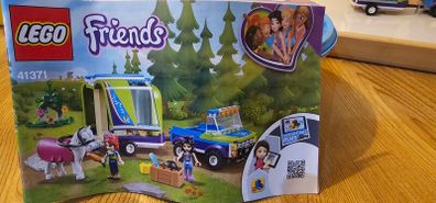 lego friends mias horse trailer