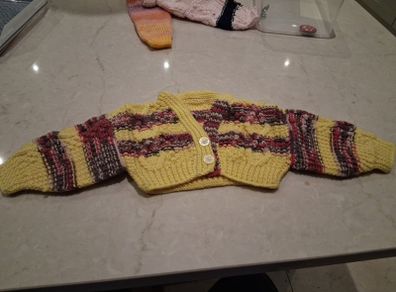 Newborn baby cardigan