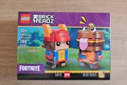 lego brickheadz fortnite 40910 beef boss and skye, rare, number 300 gold label