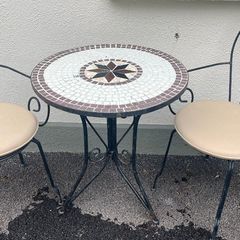 3 Piece Wrought Iron Garden/ Patio Bistro Set