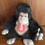 12 " Vintage 1996 coca cola gorilla holding coca cola bottle plush Image 5