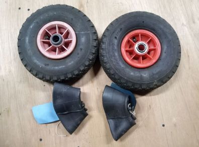 Trollie wheel and tubes