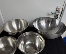 Large and small kitchen pots