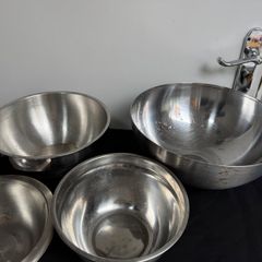 Large and small kitchen pots