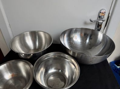 Large and small kitchen pots