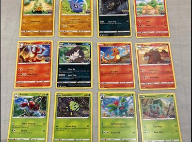 Pokemon Go Complete Uncommon Common Set 42 cards