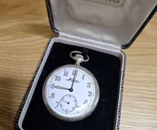Vintage Ww2 era Swiss Pocket Watch Minerva from Circa 1940s