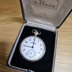 Vintage Ww2 era Swiss Pocket Watch Minerva from Circa 1940s