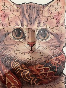 Wooden jigsaw- Cat