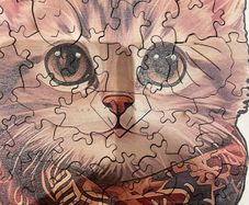 Wooden jigsaw- Cat