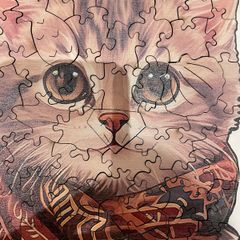 Wooden jigsaw- Cat