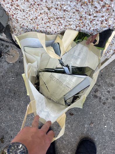 Broken mirror for crafts
