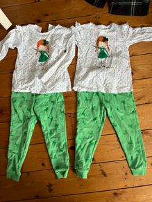 Twin girls st Patrick outfits 3-4 years