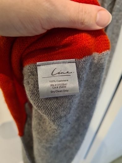 Line knitwear 100% cashmere jumper size XS but runs larger