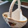 Old Country Roses Royal Albert Ornaments 8 piece lot, 2 Shoes, Wheel Barrow, Basket and 4 Place Card Holders Collection or Postage Image 7
