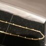 gold on silver full halmarks rare necklace   lenght 47-55cm Image 2