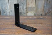 Brackets L-Shaped Matt Black