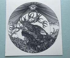 "The Hound" quality print by artist Sin-Eater.