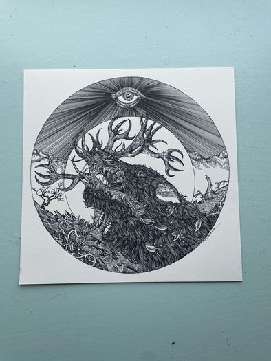 "The Hound" quality print by artist Sin-Eater.
