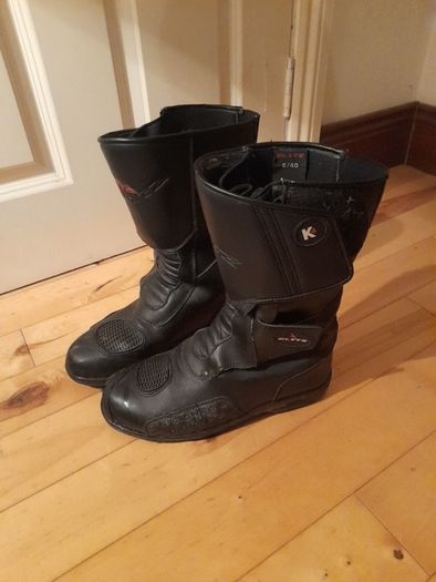 Selection of quality motorbike jackets,  trousers,  helmets  , and boots ..