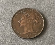 Jersey 1877 QV One twelfth of a Shilling