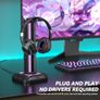 headset Stand with 9 Light Modes Image 3