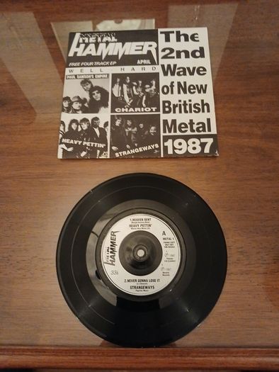 vinyl single ep. Metal hammer april 1987