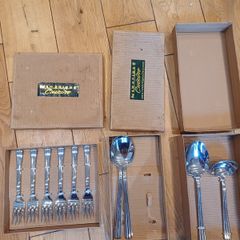 Newbridge Cutlery Fish Forks and soup ladle