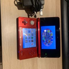 Red nintendo 3ds modded