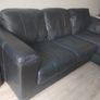 FREE 3-Seater L-Shaped Black Sofa Image 7