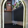 LED Bathroom Mirror Gold Frame Image 3