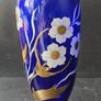 BOHEMIA Crystalex Cobalt Blue Vase Image 4