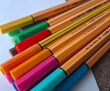 Stabilo fine markers