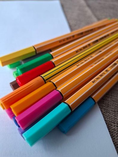 Stabilo fine markers