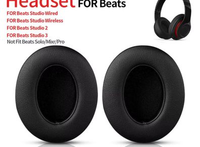 Replacement Earpads for Beats Studio 2 3 Earmuffs Ultra-soft Sponge Cushion Cover Repair Parts Wireless Bluetooth Headphone